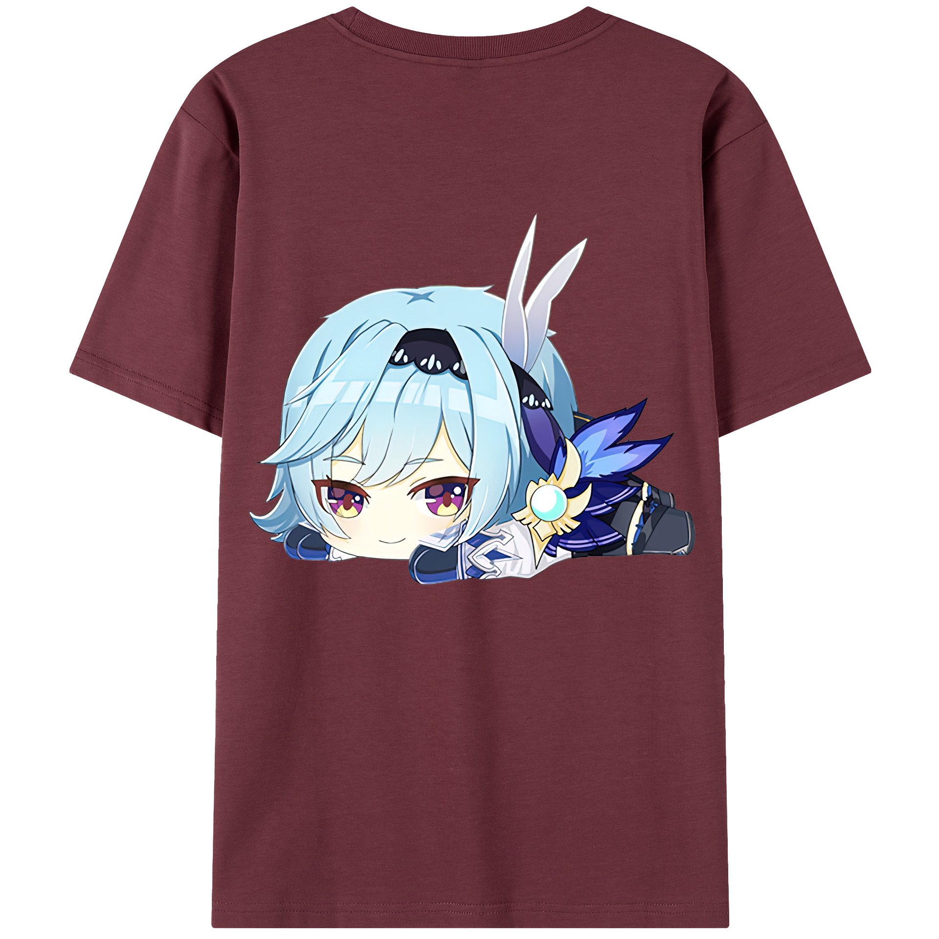 げんし神 优菈 ゆうら genshin Yūra 綿100％半袖Tシャツ（背面プリント）